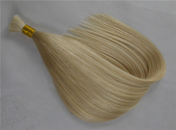 Wholesale top grade100 human remy hair extensions hair bulk WJ035